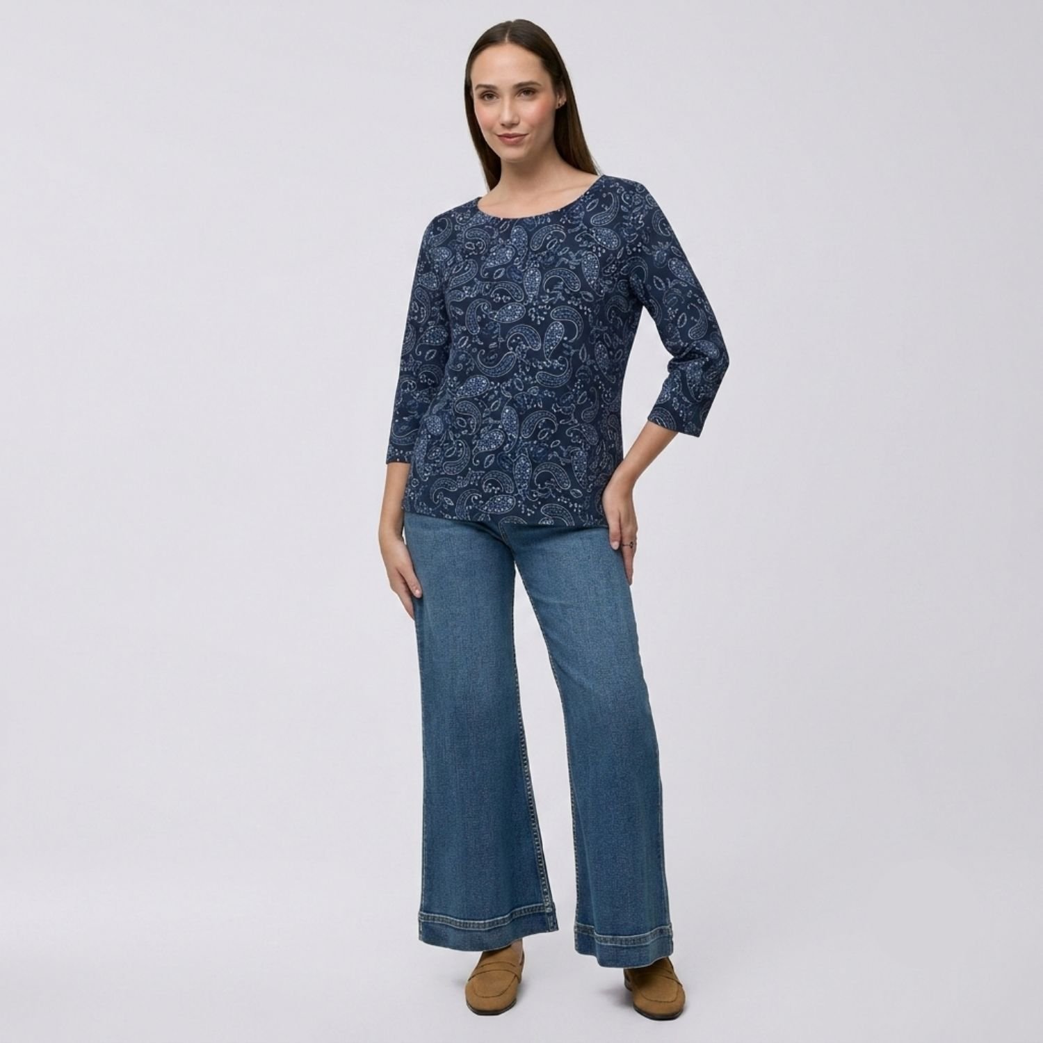 Polo Mujer Oval Madison Manga 3/4 Combo3 M