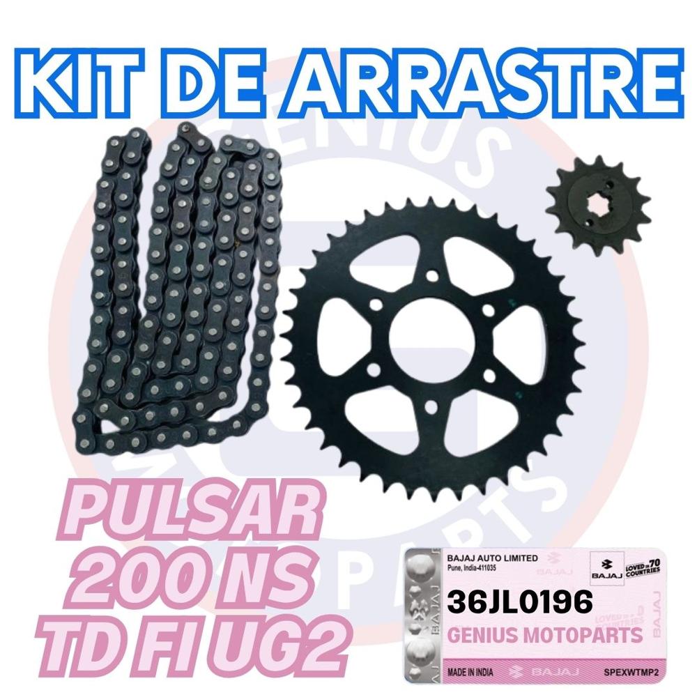 KIT DE ARRASTRE PULSAR 200 NS TD FI UG2 36JL0196