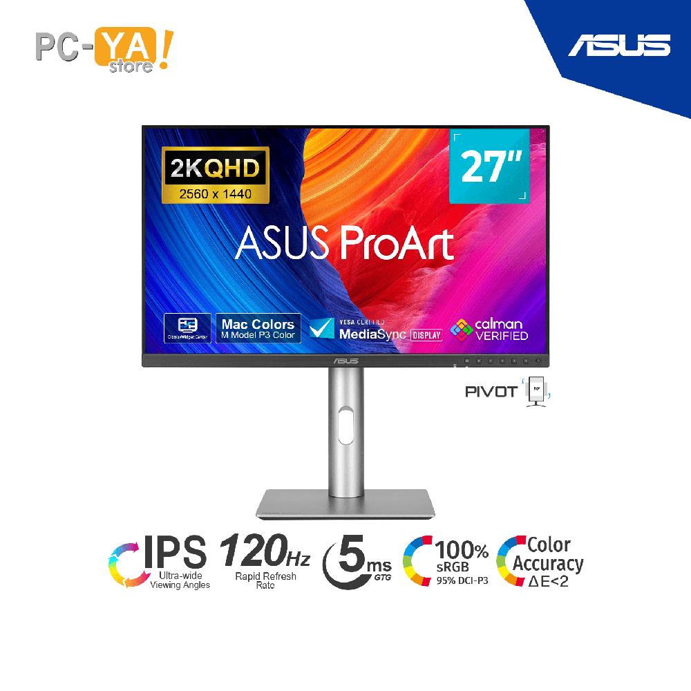 MONITOR ASUS PROART 27 PA278QGV GEN 2 IPS 2K QHD 120HZ 5ms PIVOT DP HDMI Parlante Integrado