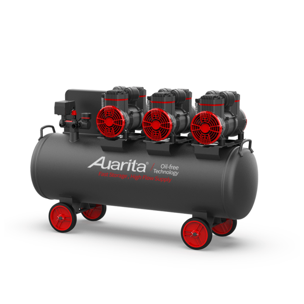 COMPRESORA DE AIRE SIN ACEITE - 100 LT