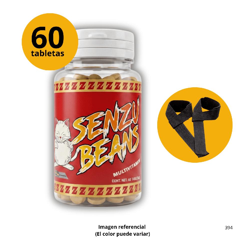 Senzu Beans Formula Revitalizador Saiyan Labz con straps de regalo
