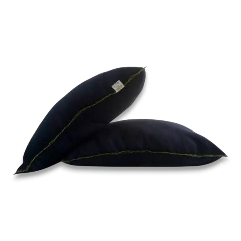 Pack 2 Almohadas Nuth Microfibra Poliéster Confort - Azul Marino Arlin 60 X 40 10000343