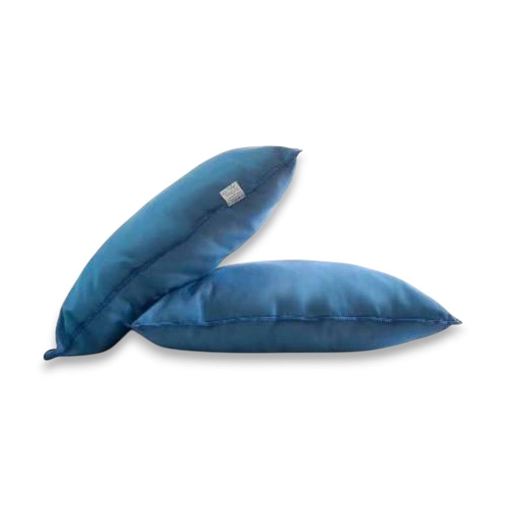 Pack 2 Almohadas Nuth Microfibra Poliéster Confort - Azul Acero Arlin 60 X 40 10000338