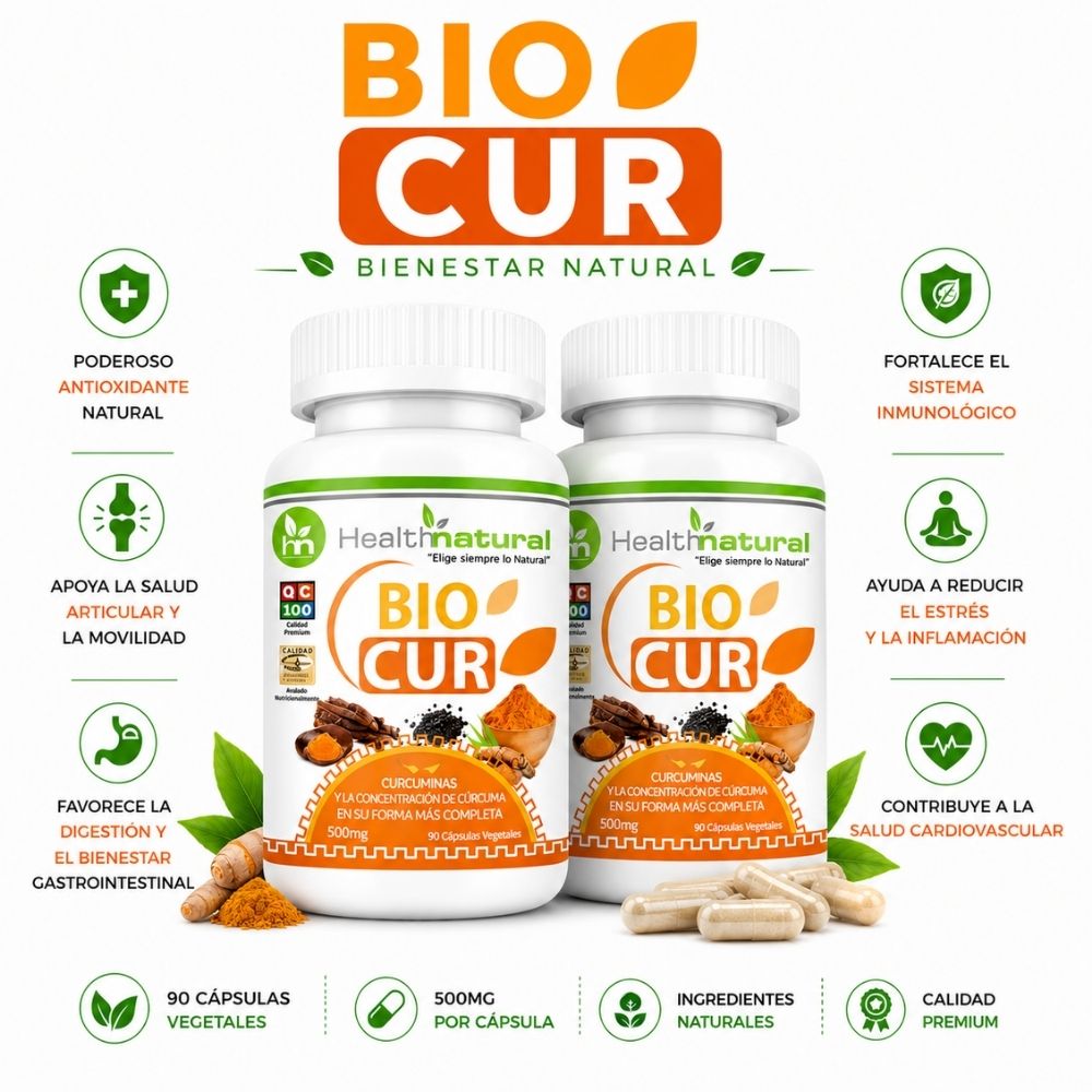 PACK 2 BIOCUR HEALTHNATURAL 1000MG