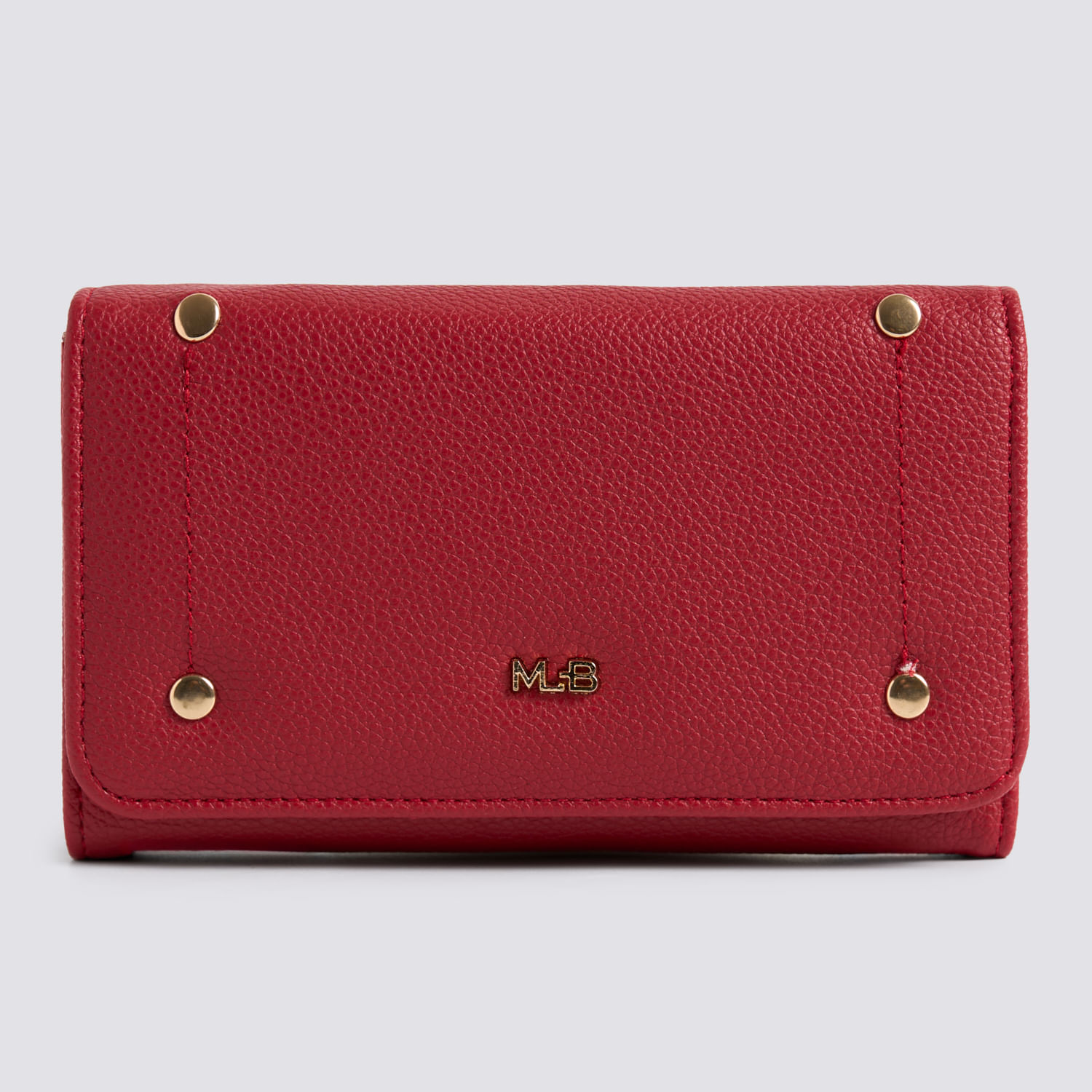 Billetera Malabar Ivanna Grande Mujer Rojo