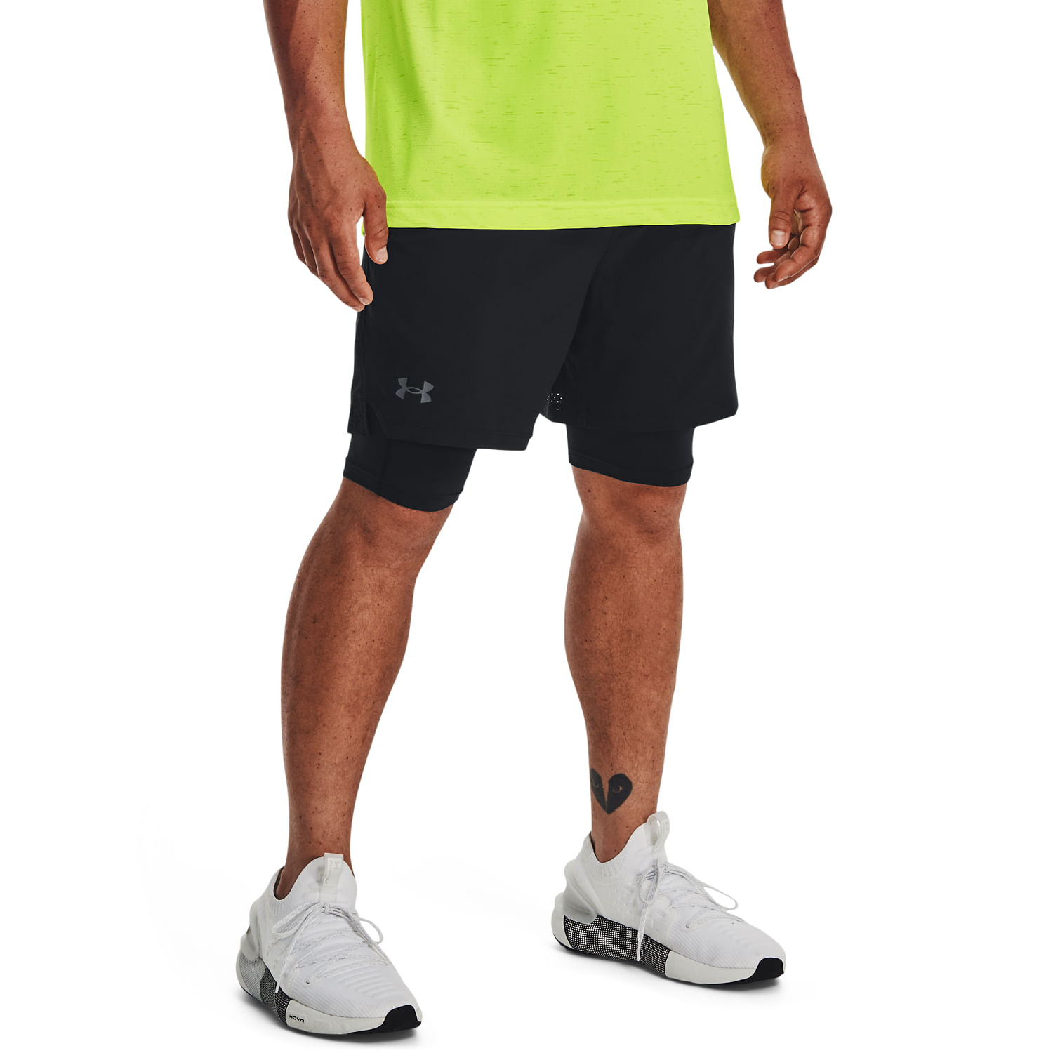 Short Deportivo Under Armour Negro Hombre 1373764-002 M