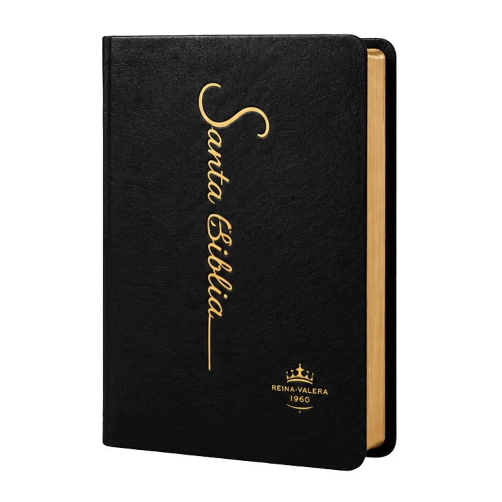 Santa Biblia RV1960 Letra Grande 12 puntos Colección Fina Negro