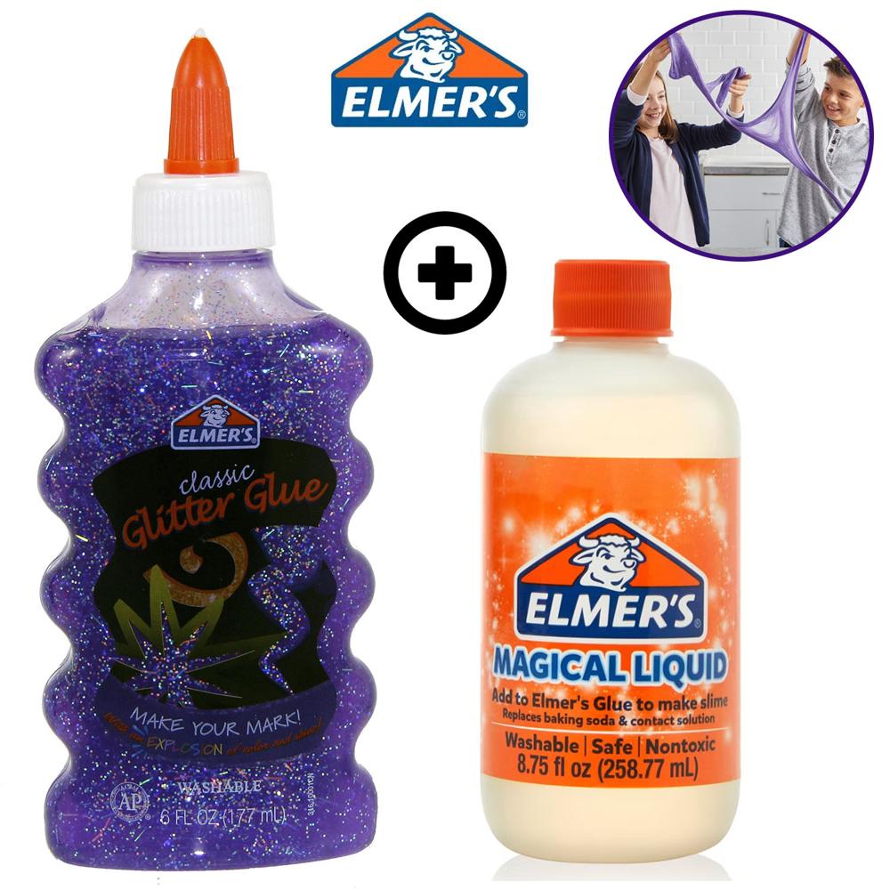 Pack Haz Slime Glitter Glow Lila