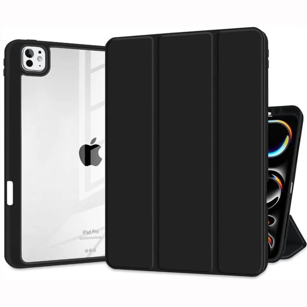 Funda Smart  PREMIUM para iPad Pro 129 3ra a 6ta Gen - NEGRO