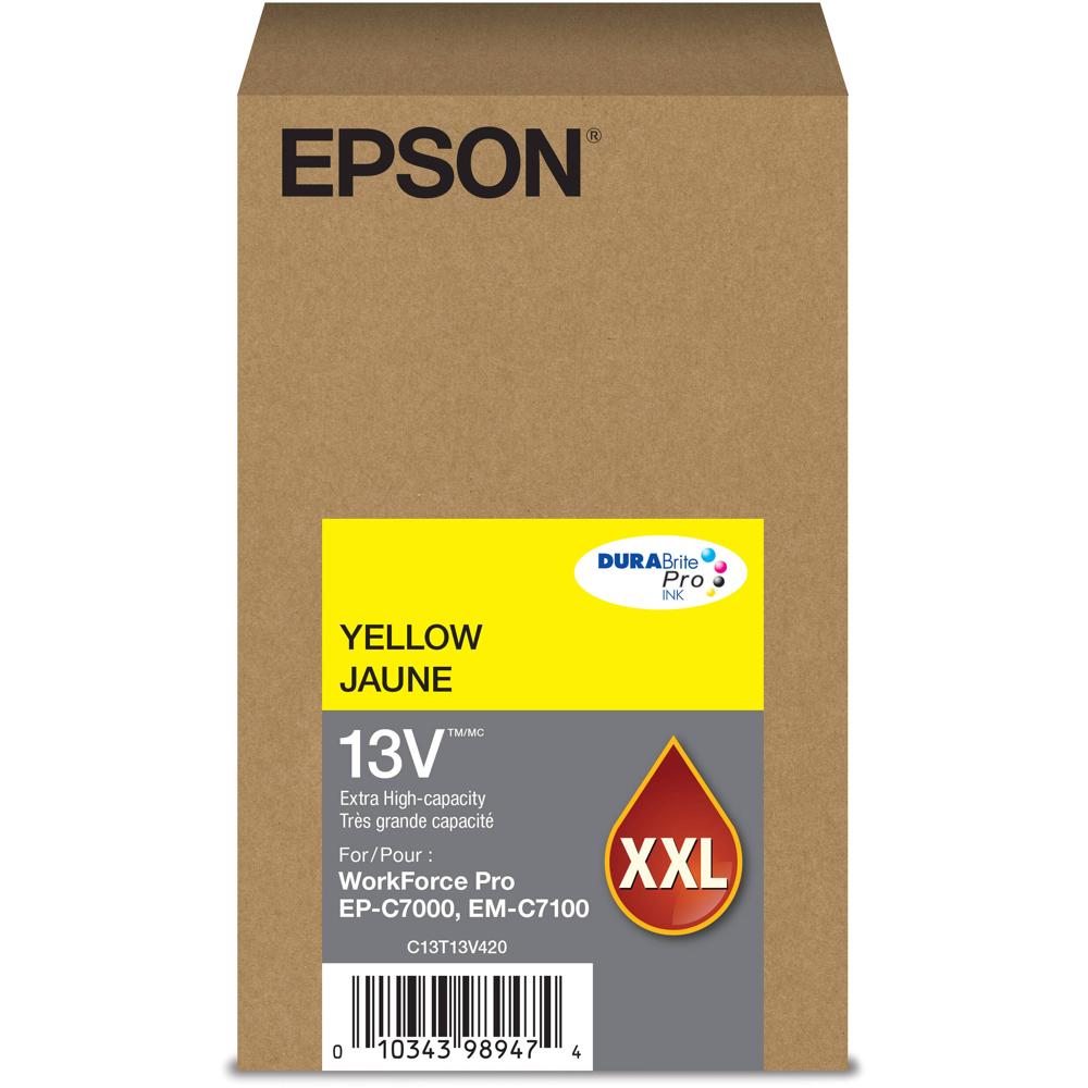 Epson T13V Cartucho de Tinta de Alta Capacidad para Impresoras WorkForce Pro (Amarillo) -