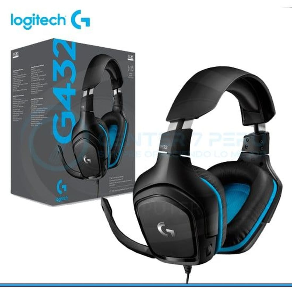 AUDIFONO C/MICROF. LOGITECH G432 7.1 USB BLACK