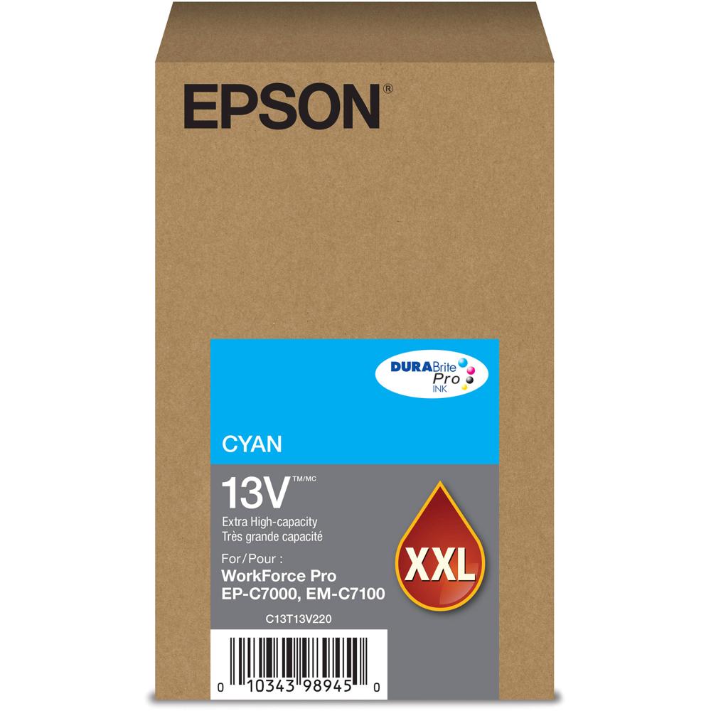 Epson T13V Cartucho de Tinta de Alta Capacidad para Impresoras WorkForce Pro (Cian) - Rind