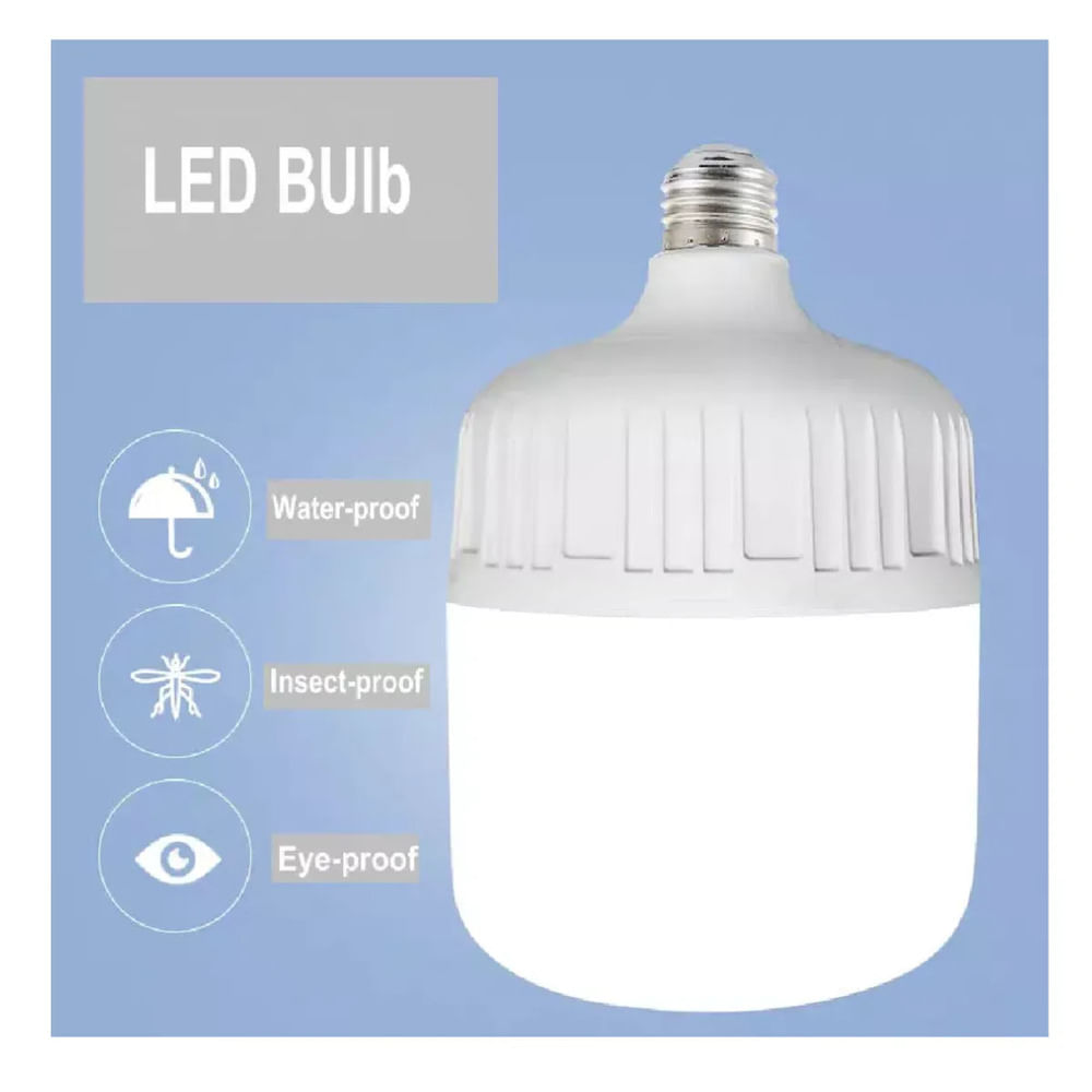 FOCO BOTELLA LED LUZ BLANCA DE 80W LIGHTING