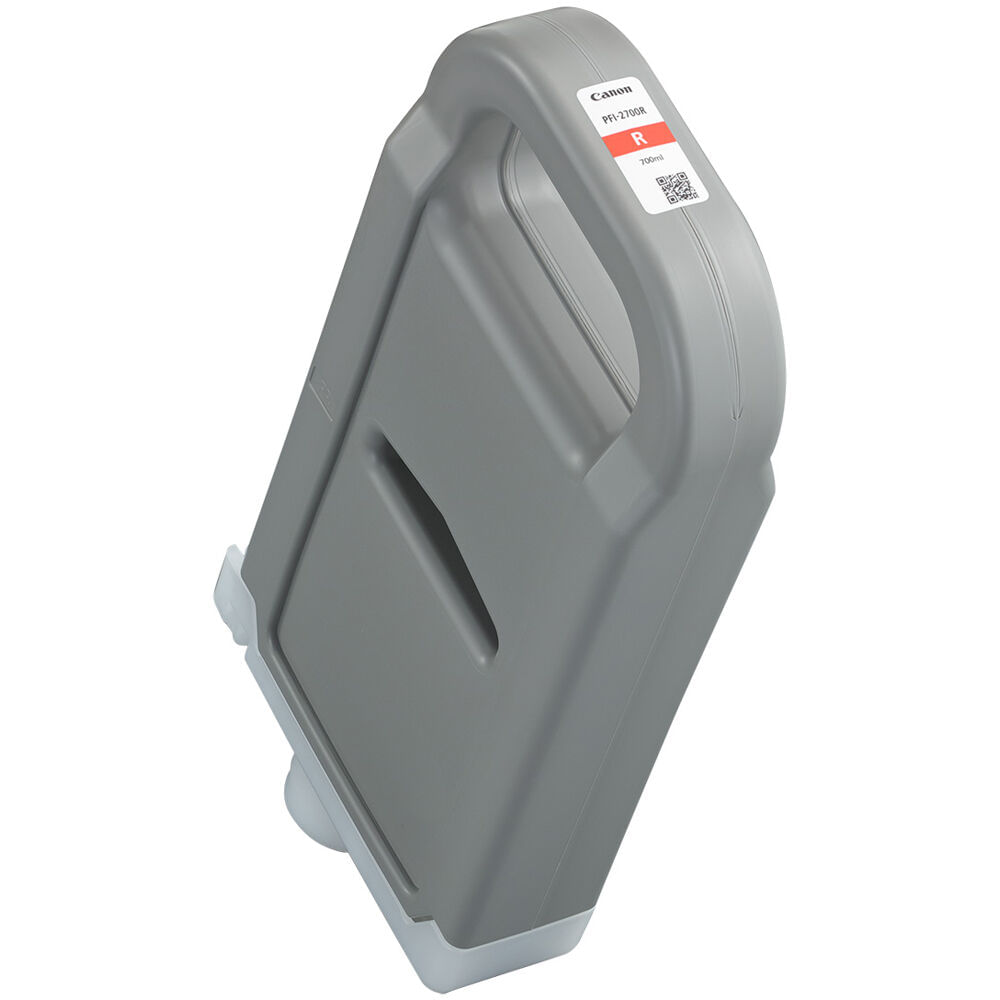 Canon PFI-2700 Cartucho de Tinta Pigmentada Rojo 700mL para Impresoras imagePROGRAF GP-200