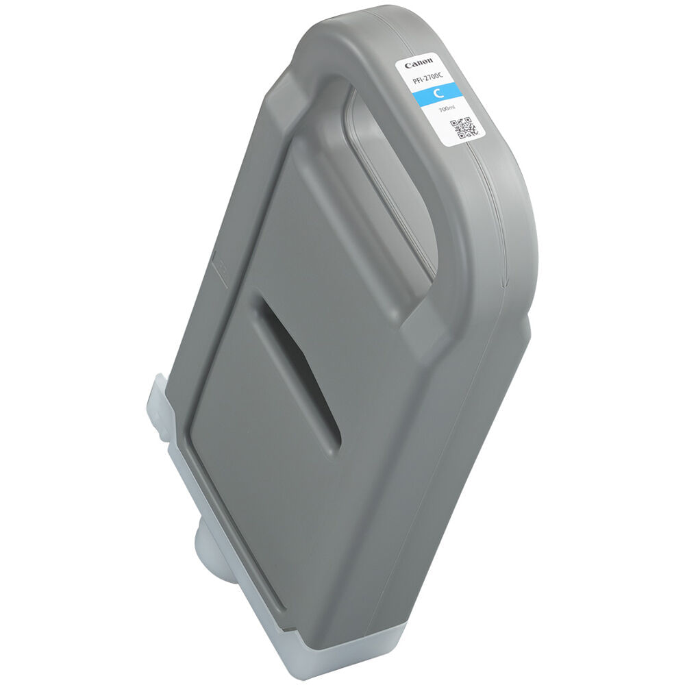 Canon PFI-2700 Cartucho de Tinta Pigmentada Cian 700mL para Impresoras imagePROGRAF GP-200