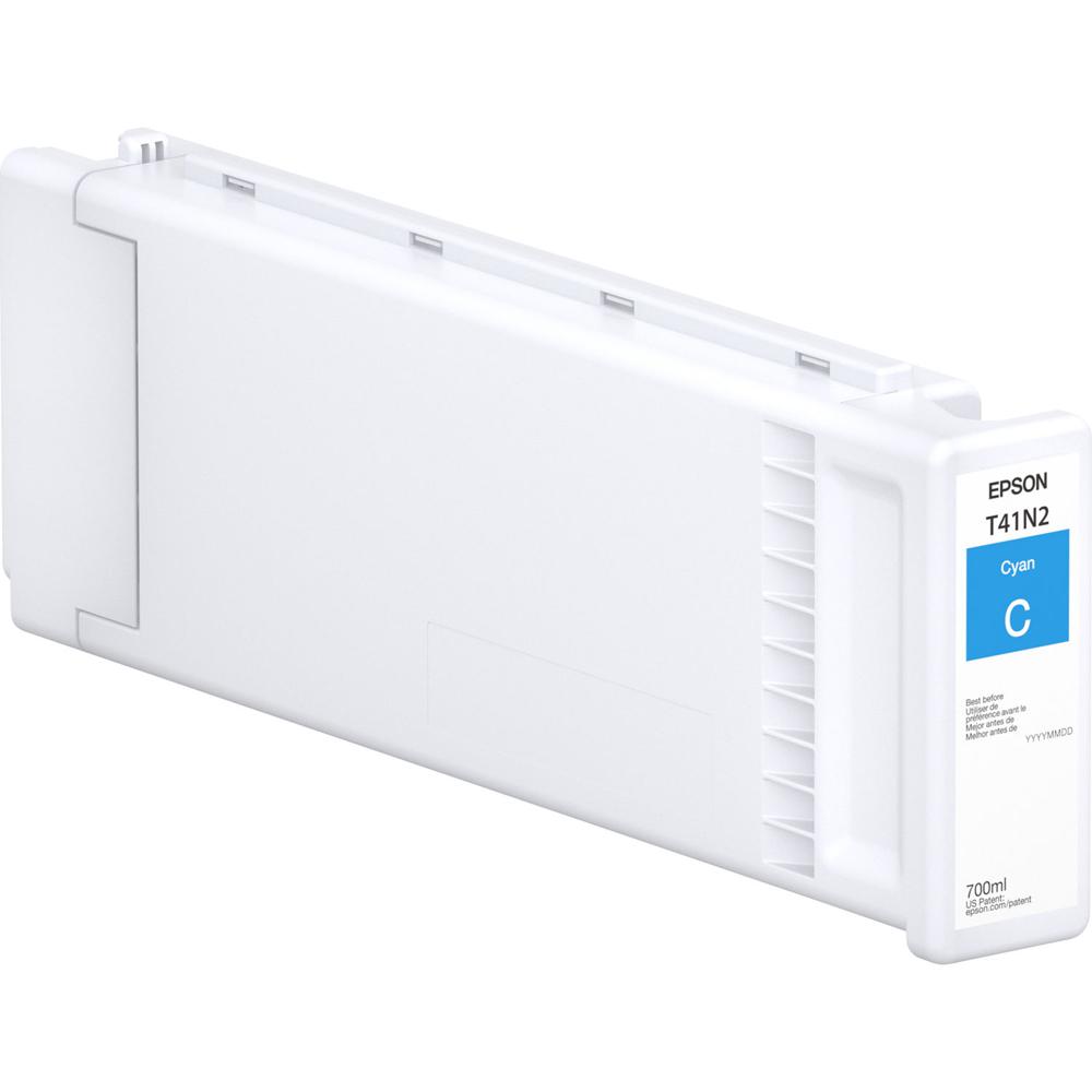 Epson T41N Cartucho de Tinta Cyan UltraChrome XD2 700mL para Impresoras SureColor T3475 y