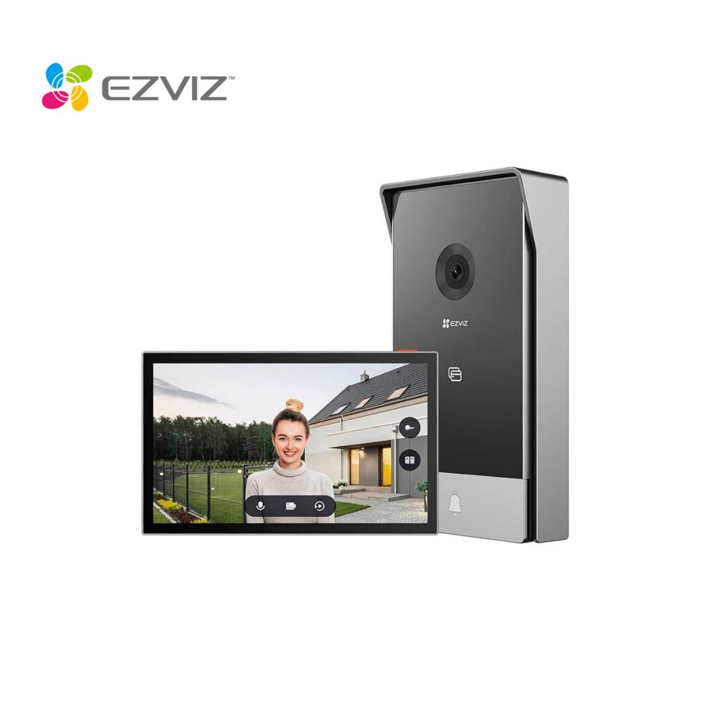 Videoportero Wi-Fi EZVIZ CS-HP5-R100-1W2TFC con Pantalla 7 Pulgadas Táctil 1080p y Wi-Fi 6