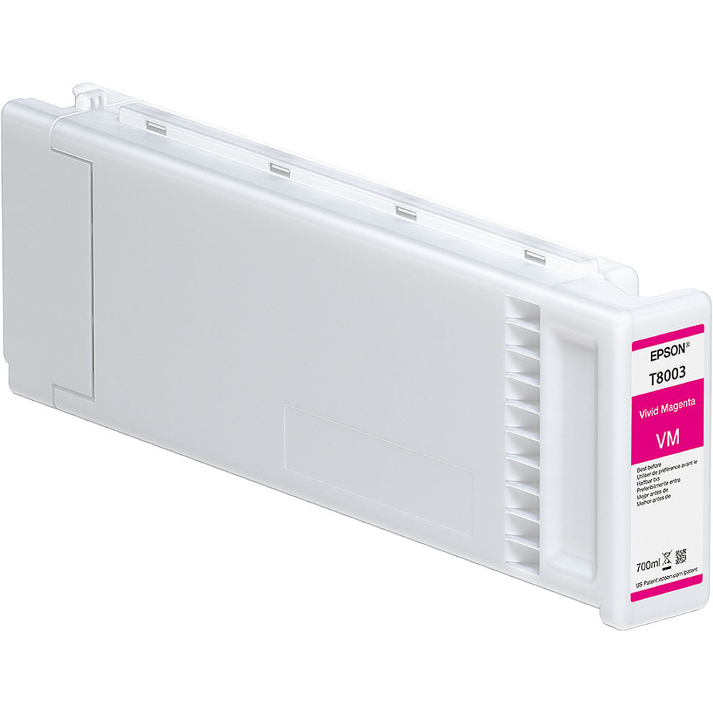 Epson T800300 Cartucho de Tinta UltraChrome PRO Vivid Magenta 700mL para Impresoras SureCo