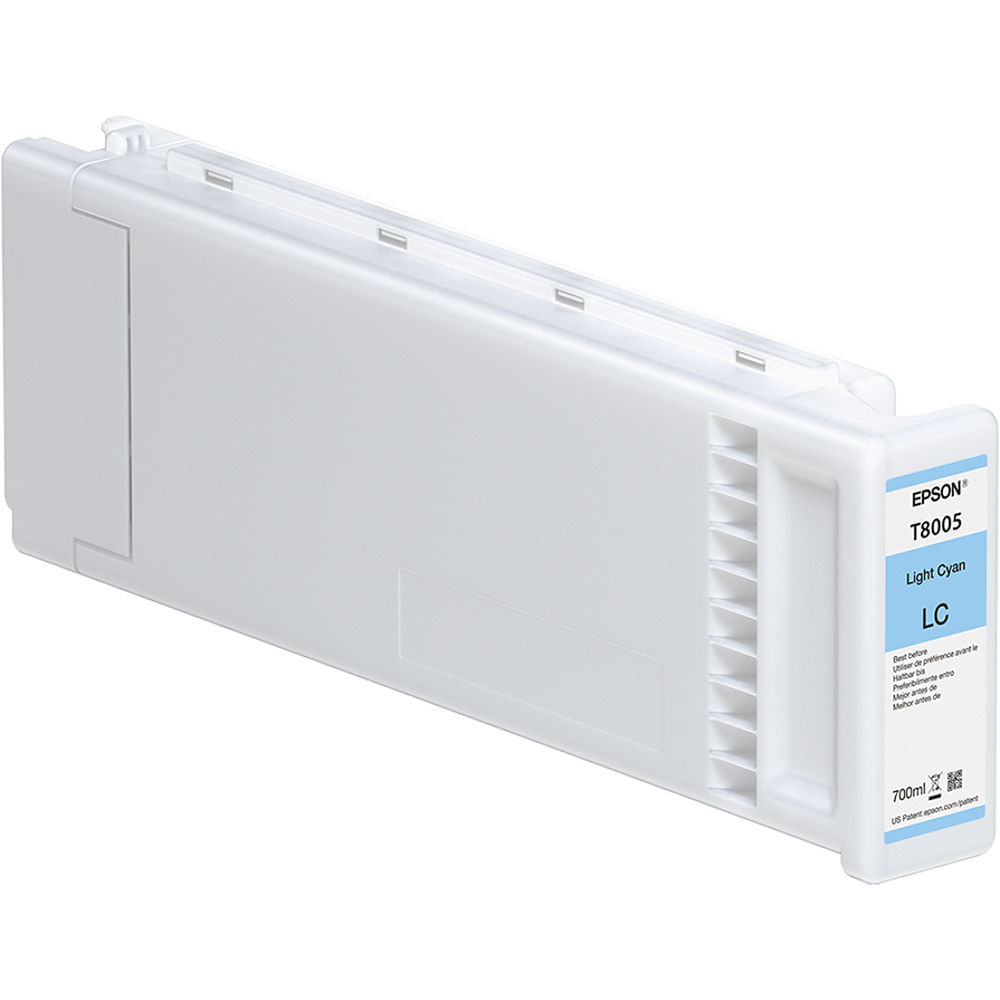Epson T800500 Cartucho de Tinta UltraChrome PRO Light Cyan 700mL para Impresoras SureColor