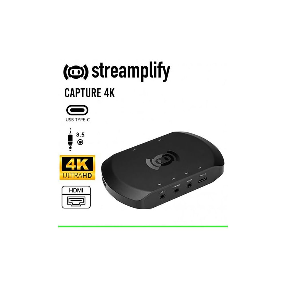 Capturador de Video Streamplify CAPTURE-4K30-BK Black