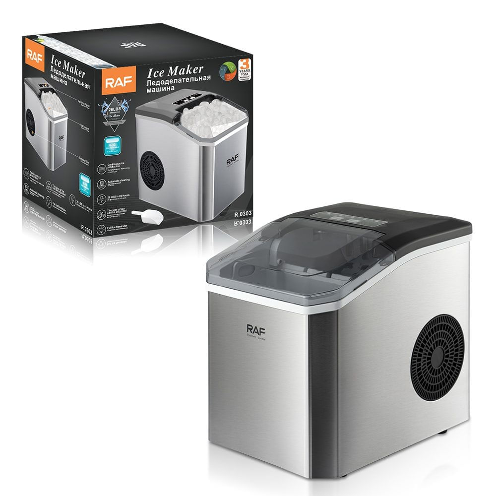Maquina Fabricadora de Hielo R0303 Acero Inoxidable RAF