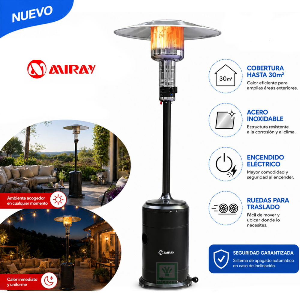 Estufa a Gas de Exterior EGM-6TH 30m2