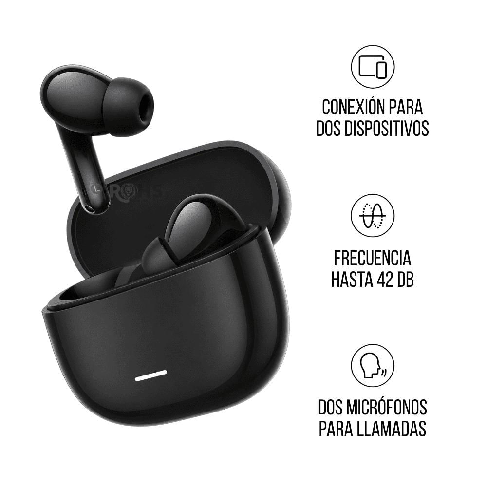 Audífonos Bluetooth Xiaomi Redmi Buds 8 Lite Negro Inalámbricos Con Estuche