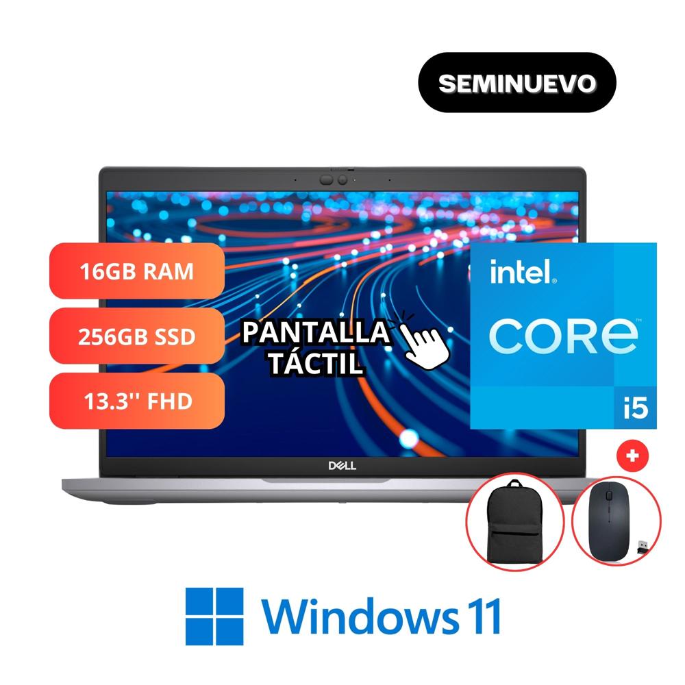 Dell Latitude 5420 I5 16gb 256ssd 14''  Táctil Win 11 -Seminuevo -  Mochila y Mouse