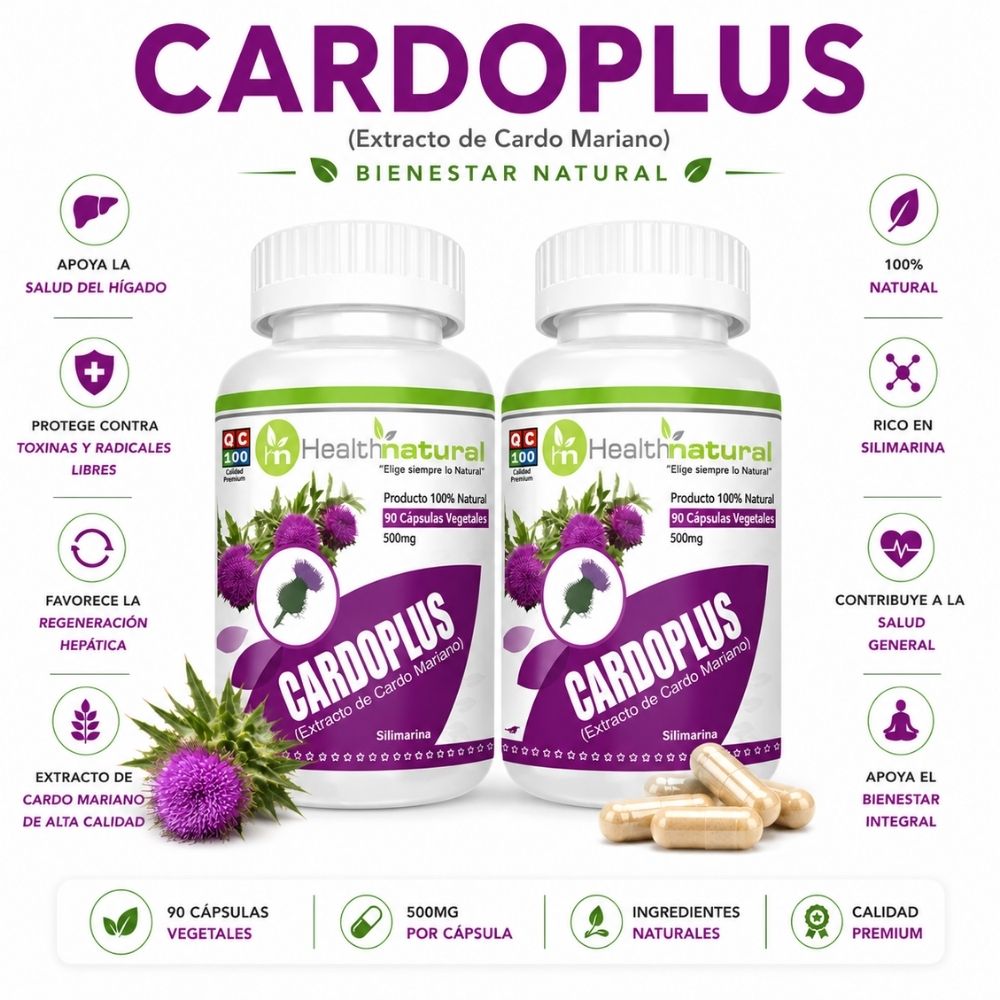 PACK 2 CARDOPLUS HEALTHNATURAL 1000MG