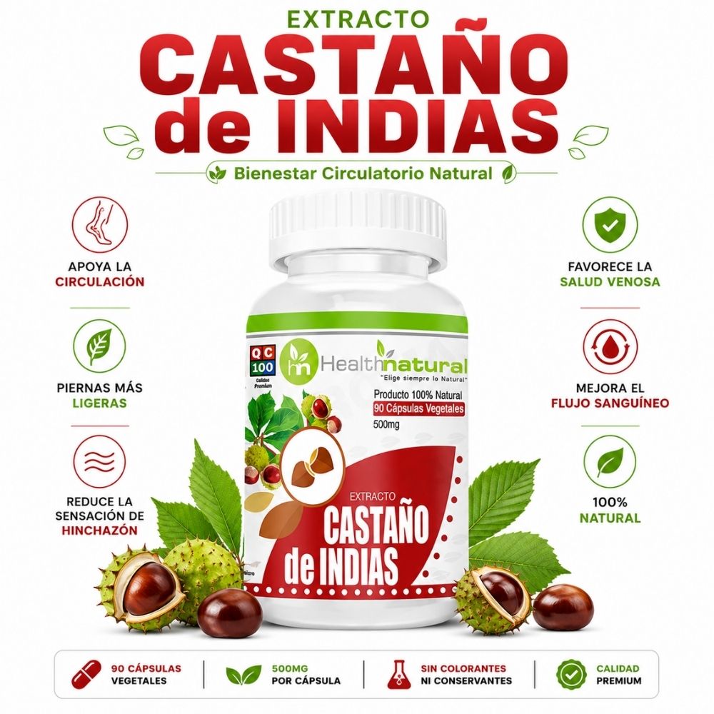 CASTAÑO DE INDIAS HEALTHNATURAL 500MG
