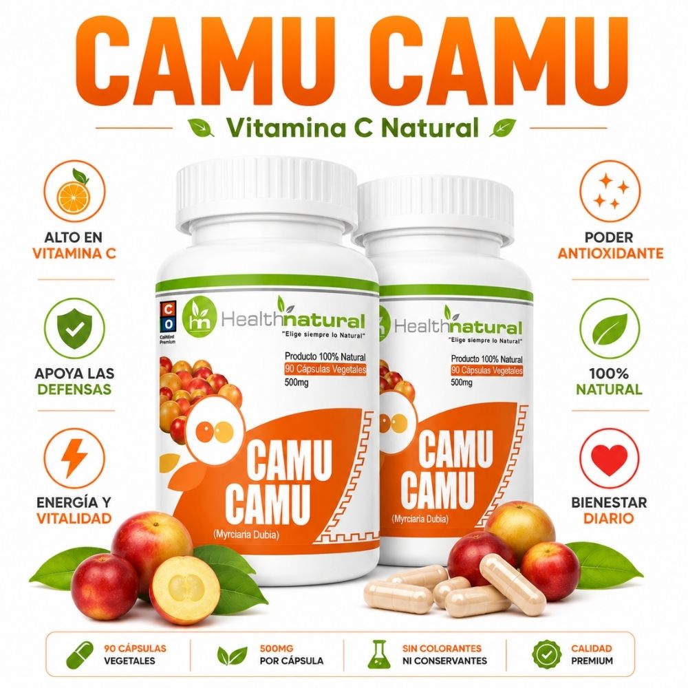 PACK 2 CAMU CAMU HEALTHNATURAL 1000MG