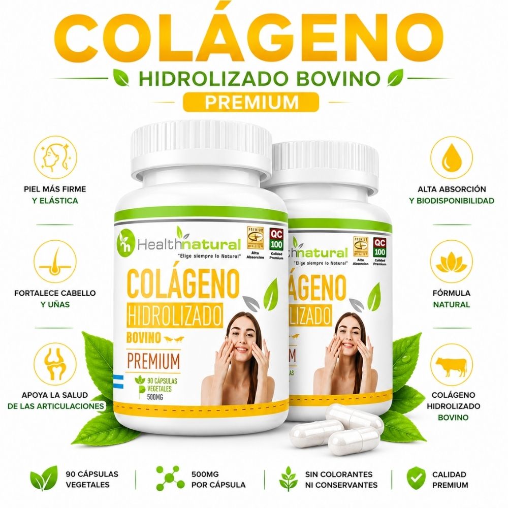 PACK 2 COLÁGENO HIDROLIZADO HEALTHNATURAL 1000MG