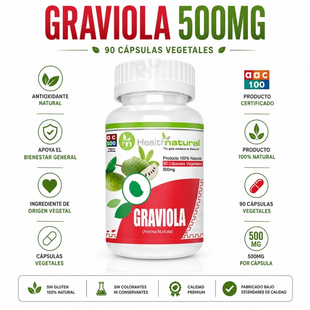 GRAVIOLA HEALTHNATURAL 500MG