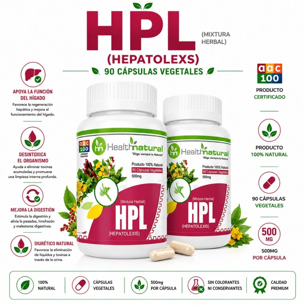 PACK 2 HEPATOLEX HPL HEALTHNATURAL 1000MG