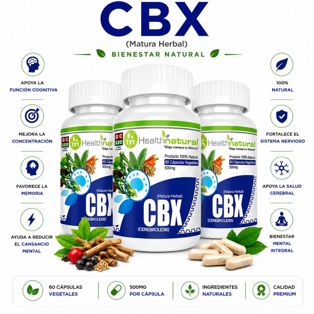 PACK 3 CEREBROLEXS CBX  HEALTHNATURAL 1500MG