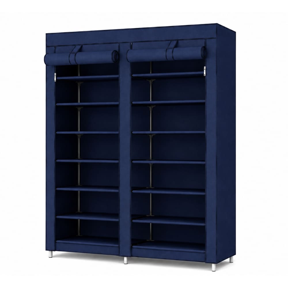 Organizador Zapatero 7 Niveles Doble Puerta Multifuncional Hogar Gran Capacidad Dormitorio A7390