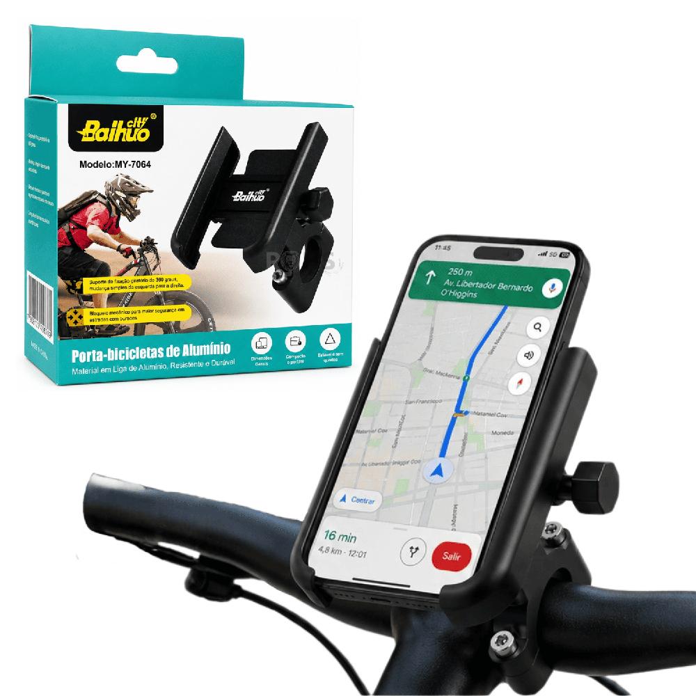 Porta Celular Para Bicicleta Baihuo De Aluminio