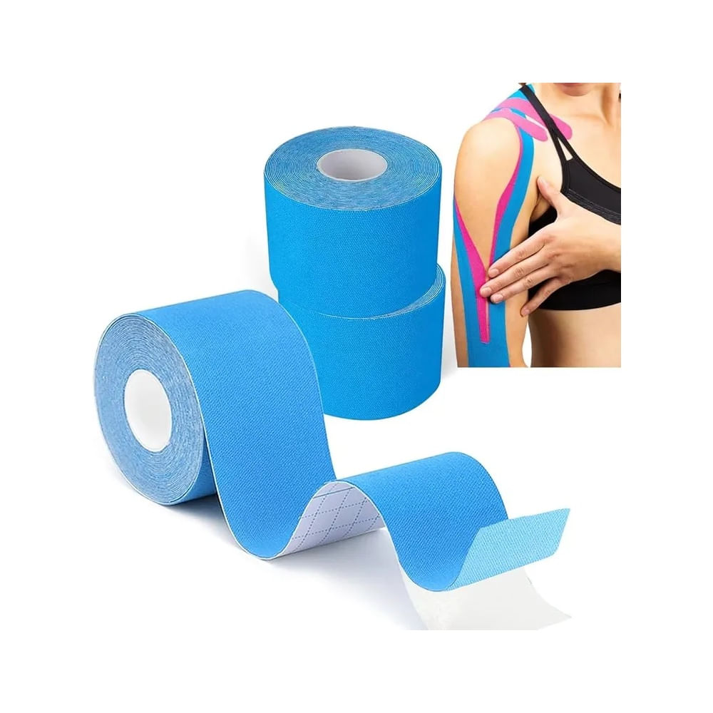 Cinta KinesiologíCa Neuromuscular 5M Para Atletas Adhesiva Terapéutica Elástica Multicolor
