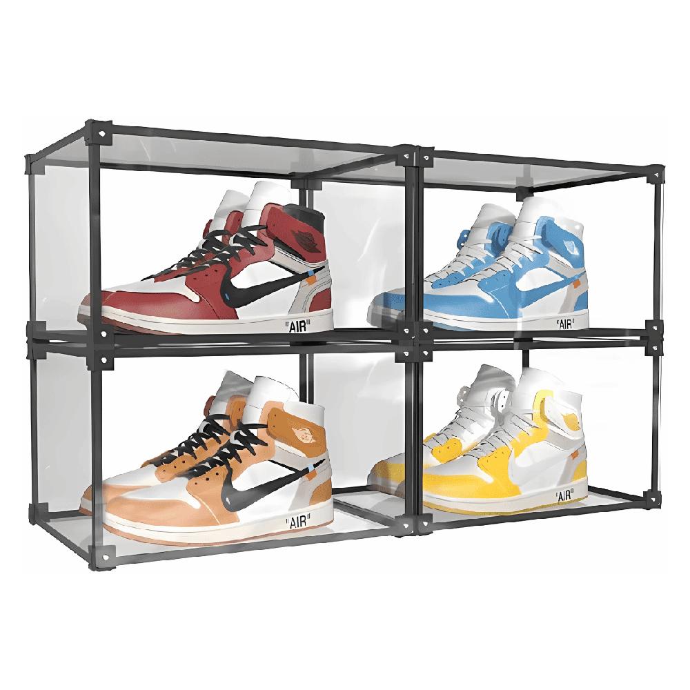Set de 4 Cajas Organizadoras de Zapatos Zapatillas Sneaker Box Deluxe 900  711SET02