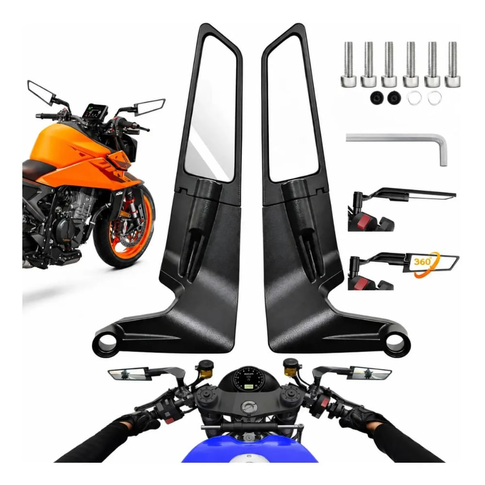 Espejos Alerón Para Moto