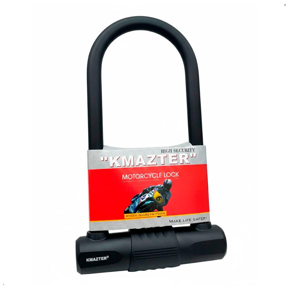Candado U Kmazter MT82810 170x320 mm para Moto y Bicicleta Alta Seguridad