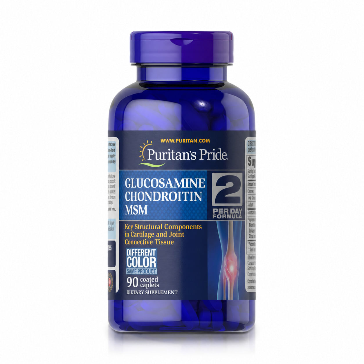 Glucosamina Condroitina y MSM 90 Tablets Puritans Pride