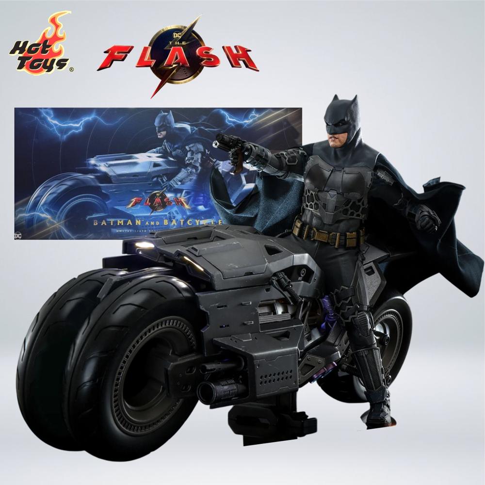 FIGURA BATMAN AND BATCYCLE SIXTH SCALE FIGURE SET - THE FLASH 2023 - HOT TOYS