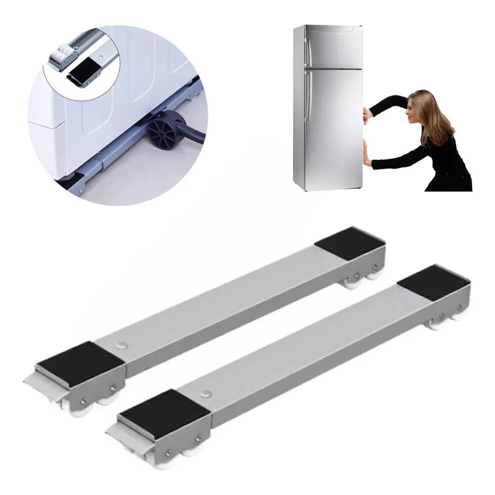 Base Ajustable con Ruedas para Lavadora y Refrigeradora 200 Kg