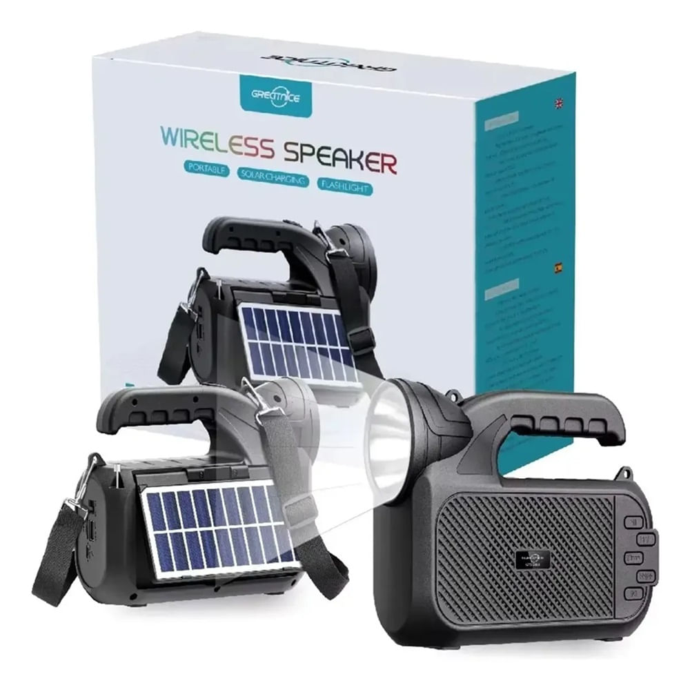 Parlante Linterna portátil multifuncional Greatnice GTS-2068