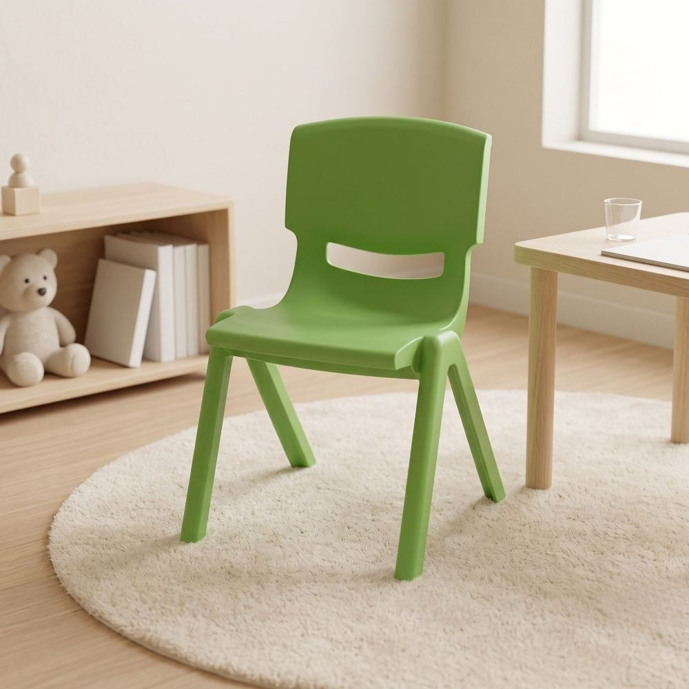 Silla Infantil Kinder Verde de Polipropileno Copemo