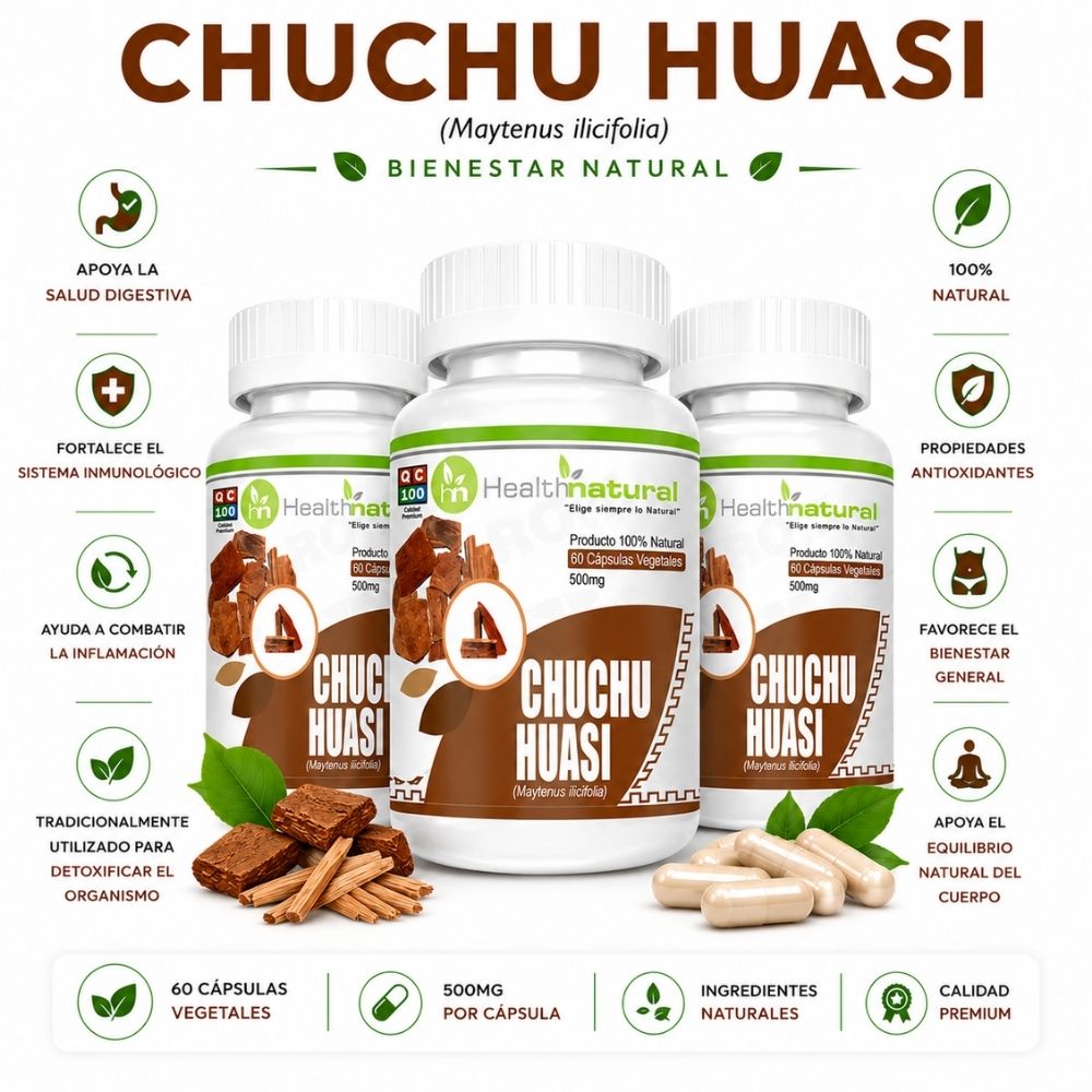 PACK 3 CHUCHUHUASI HEALTHNATURAL 1500MG