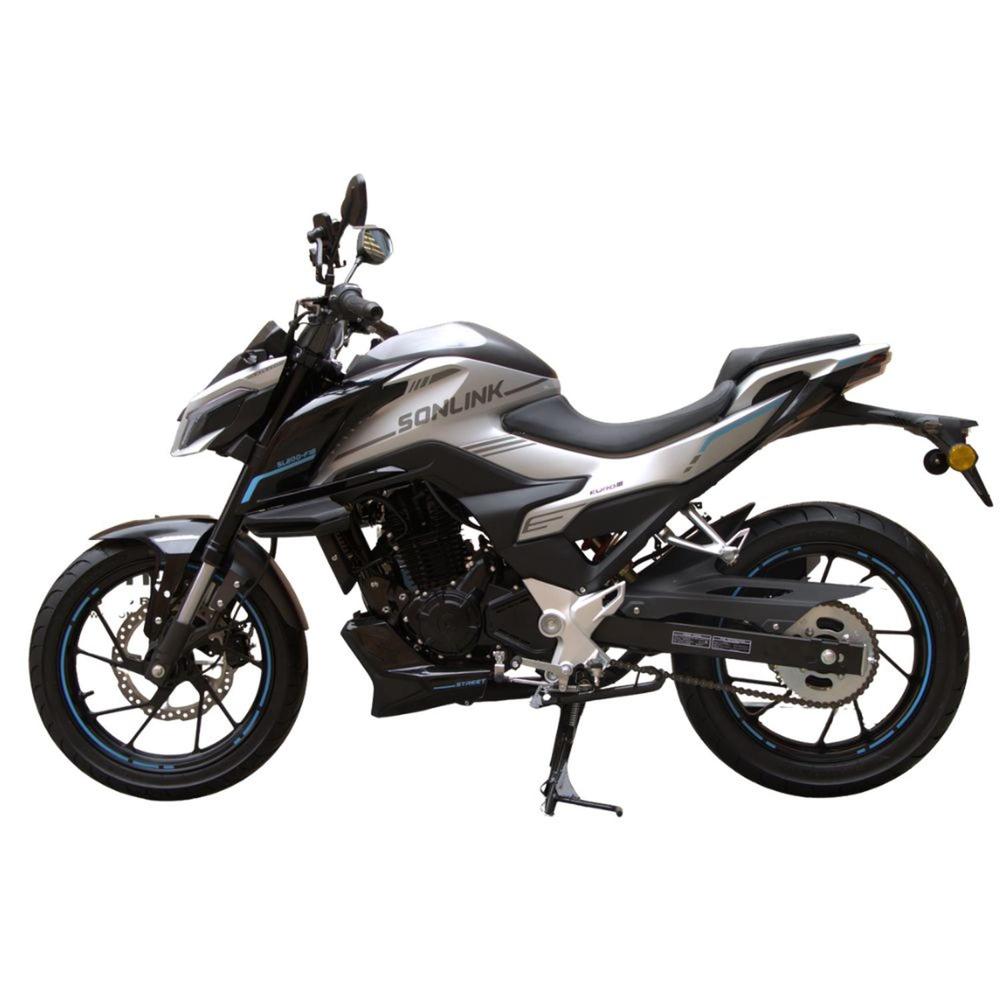 Moto Sonlink SL200-F16 Naked Gris 200cc 16.8 HP 5 Vel. con USB y Led