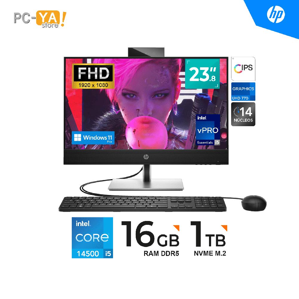 PC TODO EN UNO HP PROONE 440 G9 23.8 FHD Intel Core i5 14500 16GB DDR5 1TB SSD Video Integrado W11