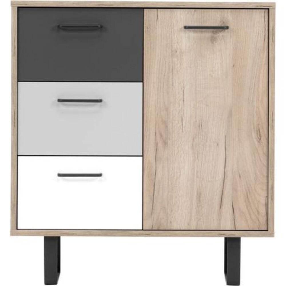 Cómoda Moderna Fernan 80 cm Multicolor RyR MUEBLES